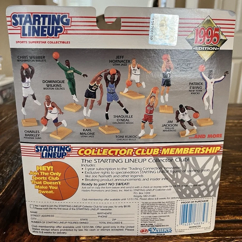 Vintage Jim Jackson Dallas Mavericks 1995 Kenner Starting Lineup New NIP